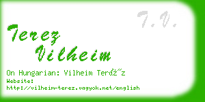 terez vilheim business card